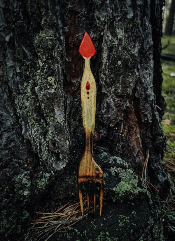 Amanitowy Widelec z Onyksem