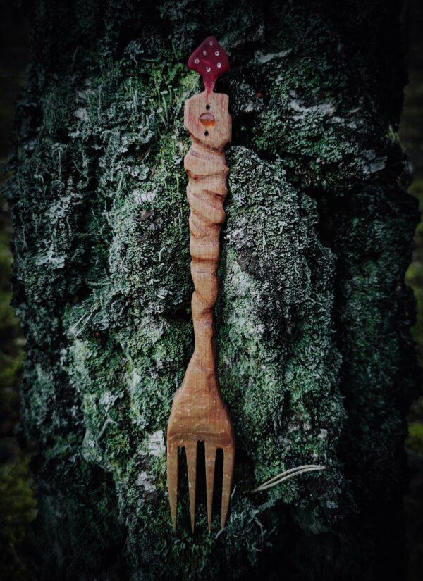 Amanitowy Widelec z Onyksem