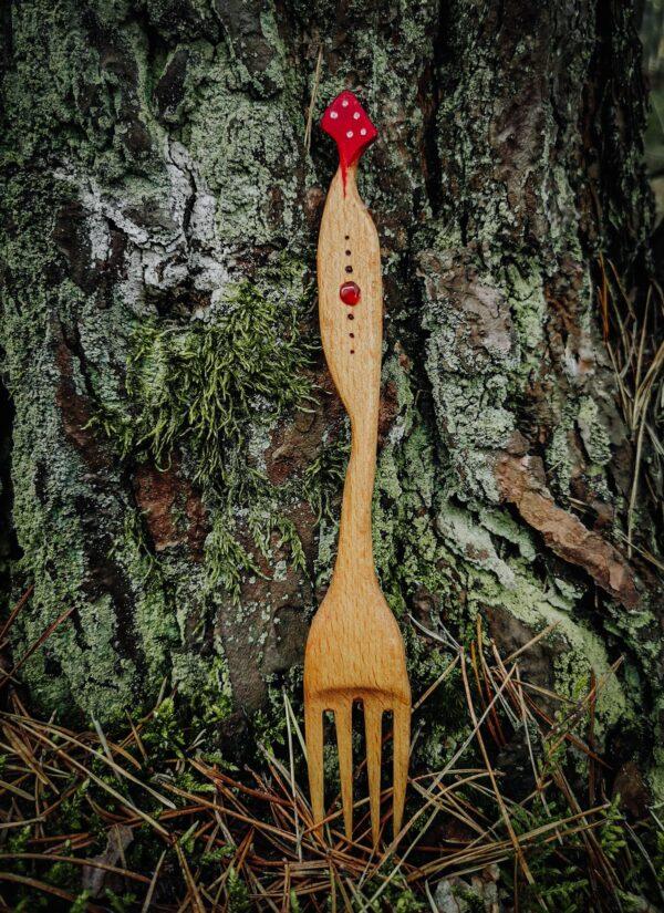 Amanitowy Widelec z Onyksem